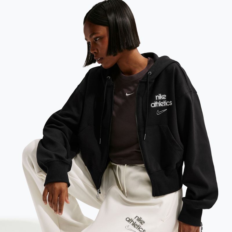 Кофта жіноча Nike Phoenix Full-Zip Hoodie black 5