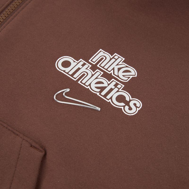 Кофта жіноча Nike Phoenix Full-Zip Hoodie light chocolate 8
