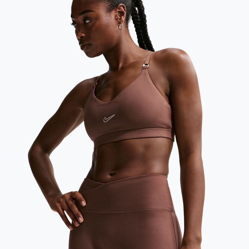 Шорти жіночі Nike One Biker 5" light chocolate 4