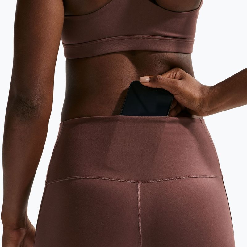 Жіночі шорти Nike One Biker 5" light chocolate 6