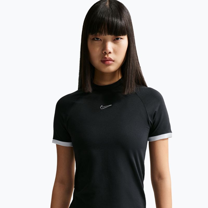 Футболка жіноча Nike Gloss Fitted Top black 4