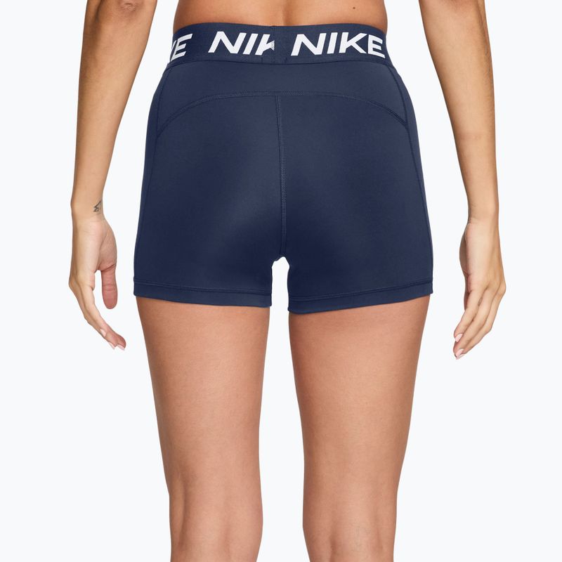 Шорти жіночі Nike Pro 365 midnight navy/white 3