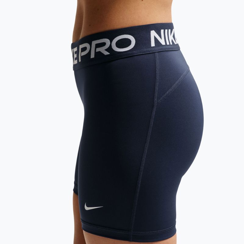 Шорти жіночі Nike Pro 365 midnight navy/white 5