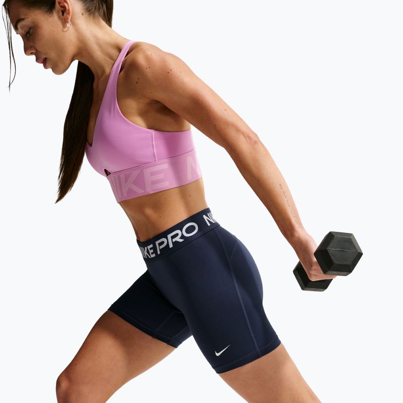 Шорти жіночі Nike Pro 365 midnight navy/white 6