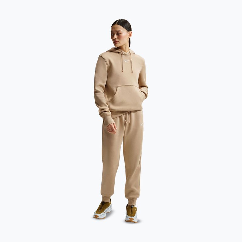 Штани жіночі Nike Sportswear Phoenix Fleece Mid-Rise linen/sail 2