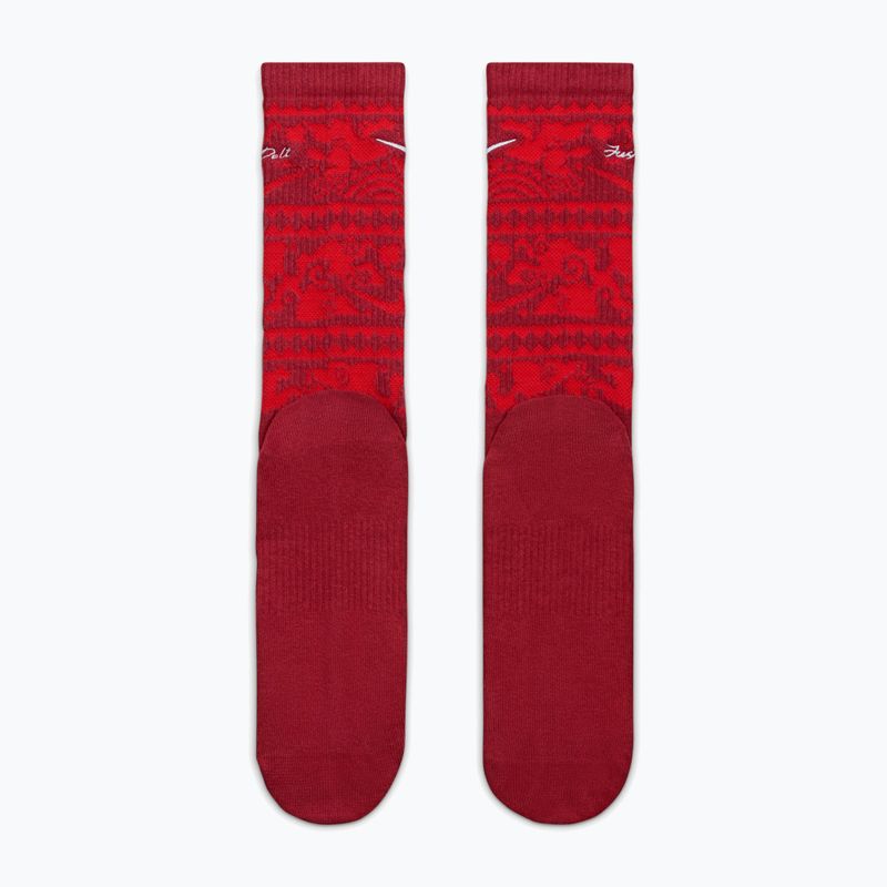 Шкарпетки Nike Everyday Plus Cushioned Crew team crimson/metallic silver 3