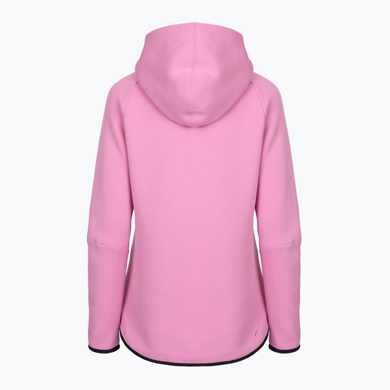 Кофта жіноча  Nike Sportswear Tech Fleece Windrunner light magenta/black 5