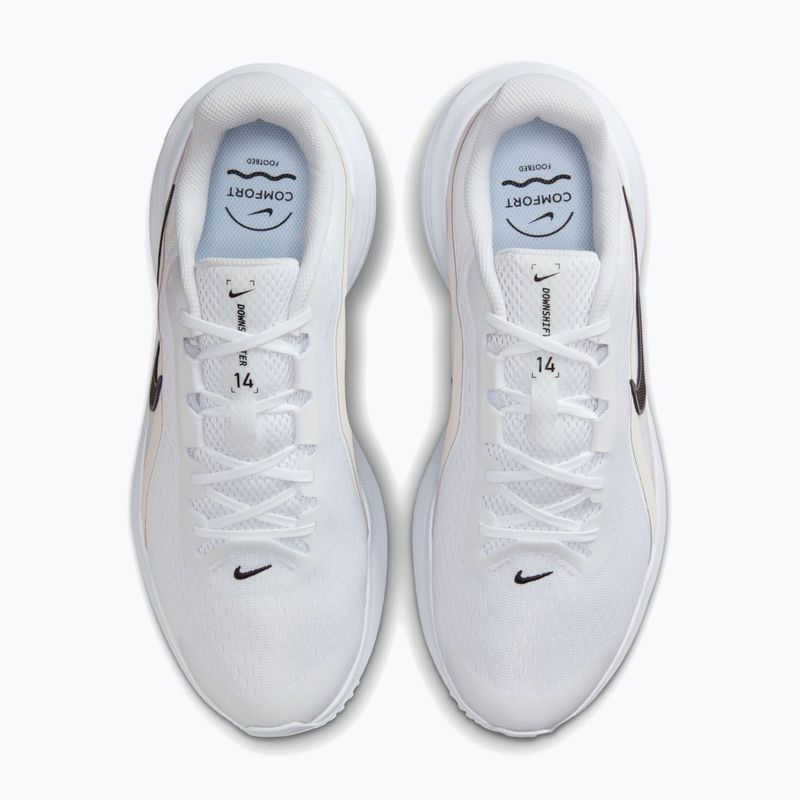 Чоловічі бігові кросівки Nike Downshifter 14 white/platinum tint/anthracite/black 7