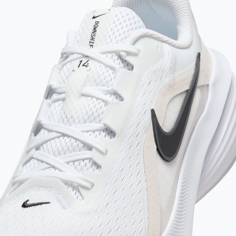 Кросівки для бігу чоловічі Nike Downshifter 14 white/platinum tint/anthracite/black 15