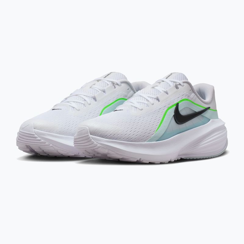 Кросівки для бігу чоловічі Nike Downshifter 14 white/glacier blue/green strike/black 10