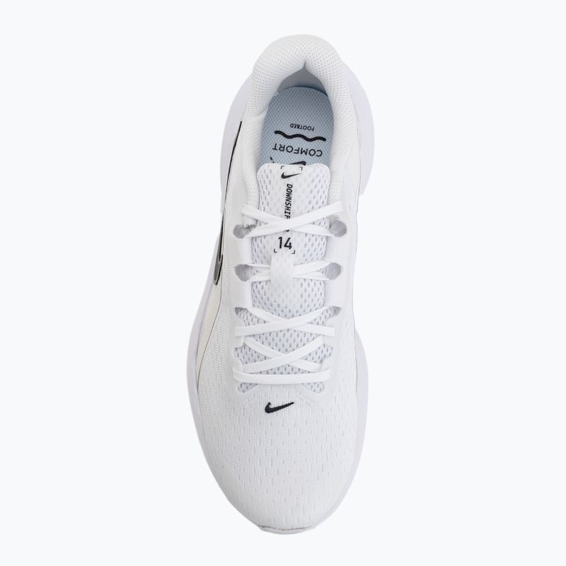 Кросівки для бігу чоловічі Nike Downshifter 14 white/platinum tint/anthracite/black 5