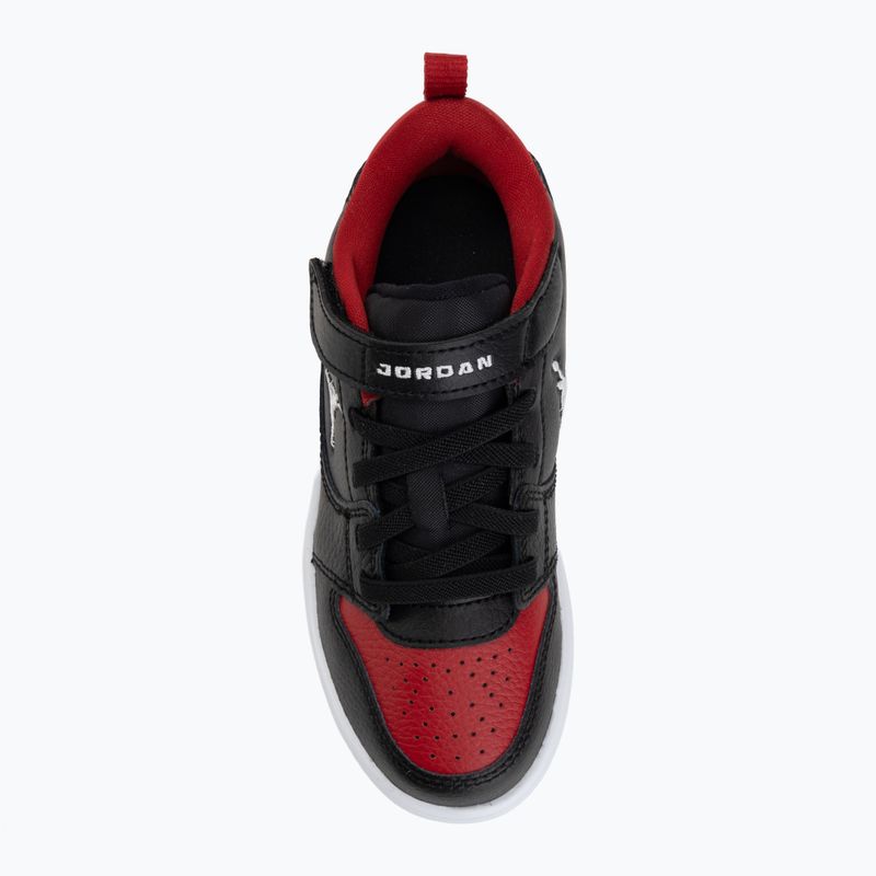 Дитяче взуття Jordan Court Connect Low black/gym red/white 5