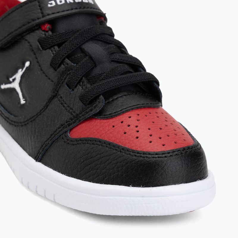 Дитяче взуття Jordan Court Connect Low black/gym red/white 7