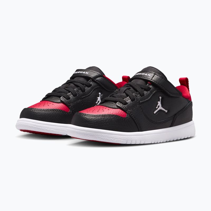 Взуття дитяче Jordan Court Connect Low black/gym red/white 3