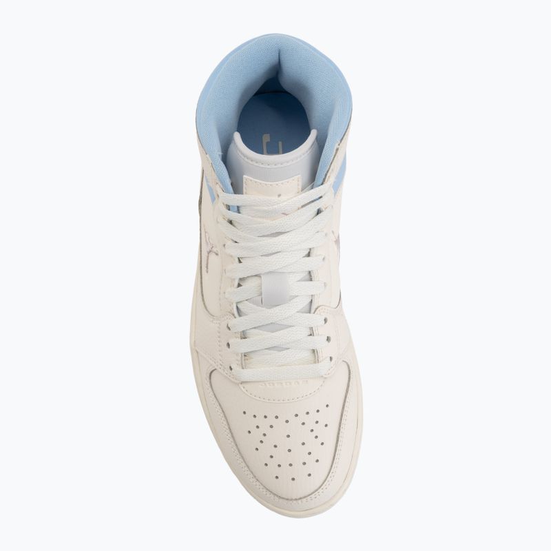 Кросівки жіночі Nike Jordan Court Connect Mid pale ivory/psychic blue/particle rose 5