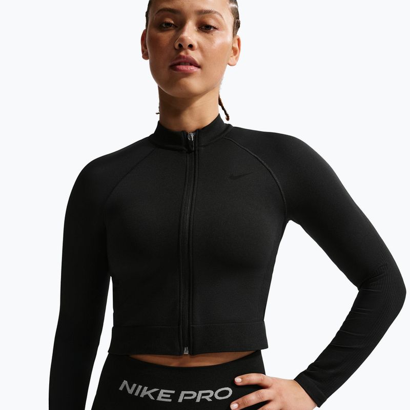 Кофта тренувальна жіноча Nike Pro Seamless black
