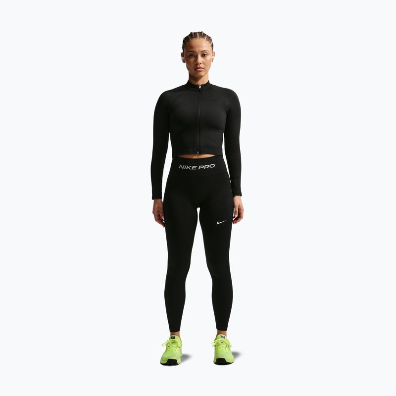 Кофта тренувальна жіноча Nike Pro Seamless black 2