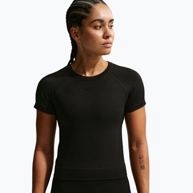 Футболка для тренувань жіноча Nike Pro Seamless Dri-Fit black