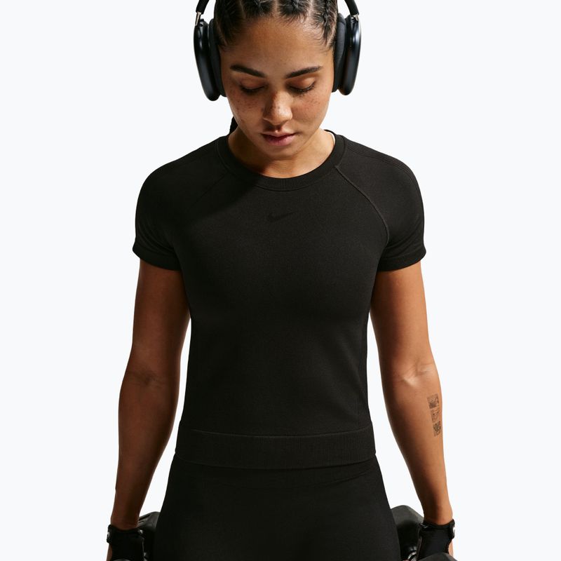 Футболка для тренувань жіноча Nike Pro Seamless Dri-Fit black 4