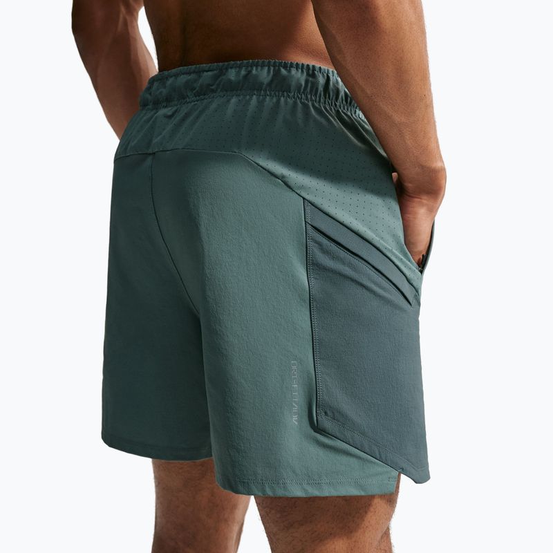 Шорти чоловічі Nike Pro Training Dri-Fit 6" mineral slate/faded spruce/green strike 5