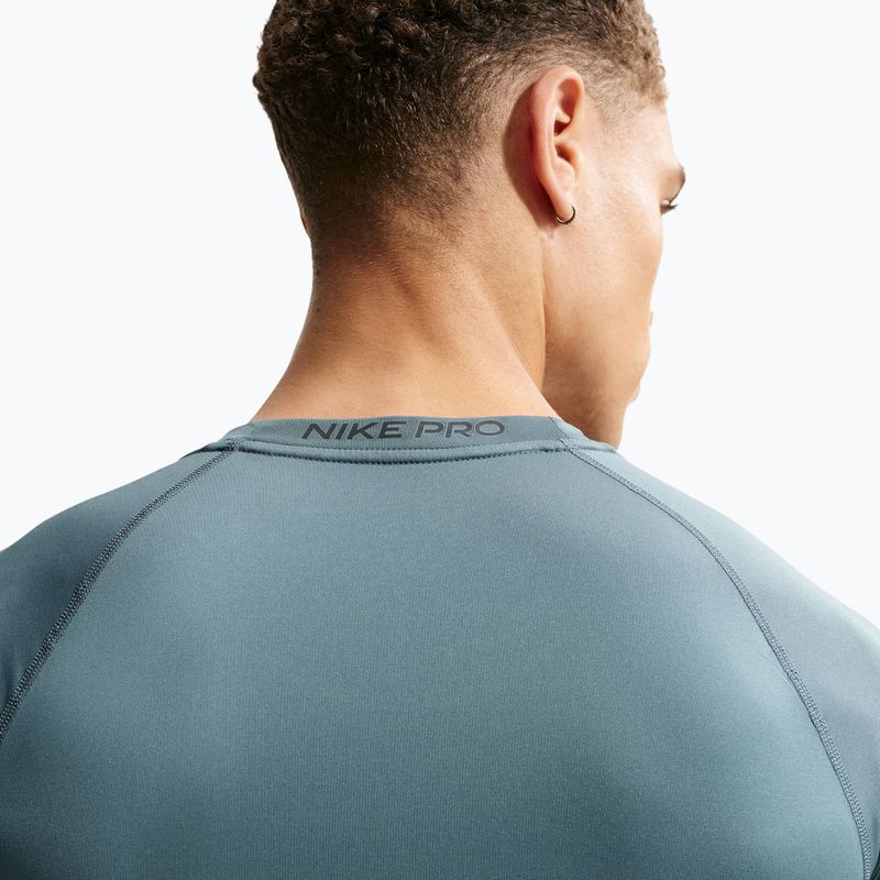 Футболка для тренувань чоловіча Nike Pro Dri-Fit Tight Fitness mineral slate/black 5