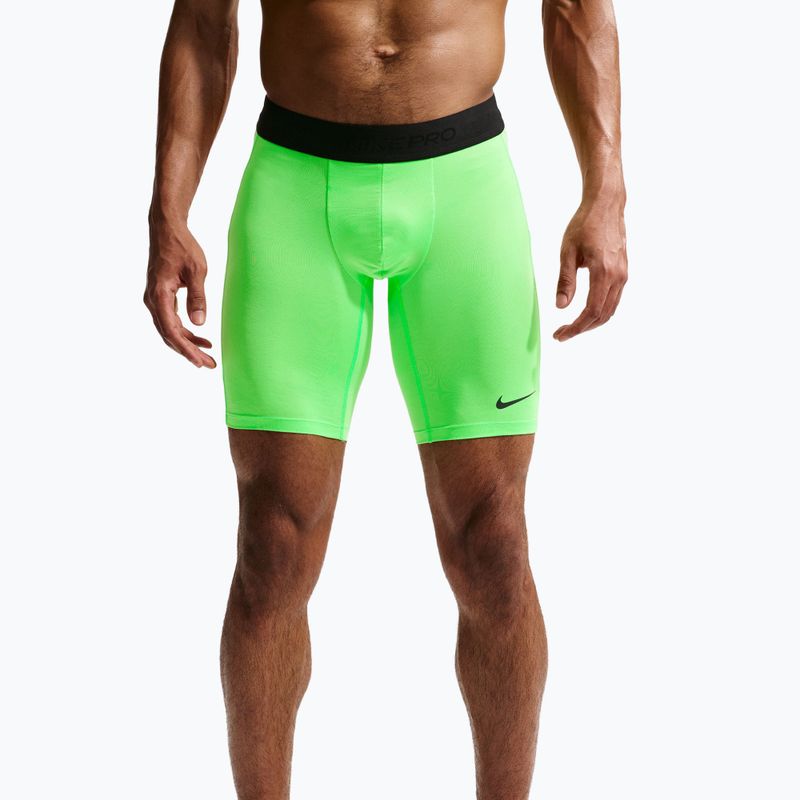 Шорти для тренувань чоловічі Nike Pro Dri-Fit Fitness Long green strike/black 4