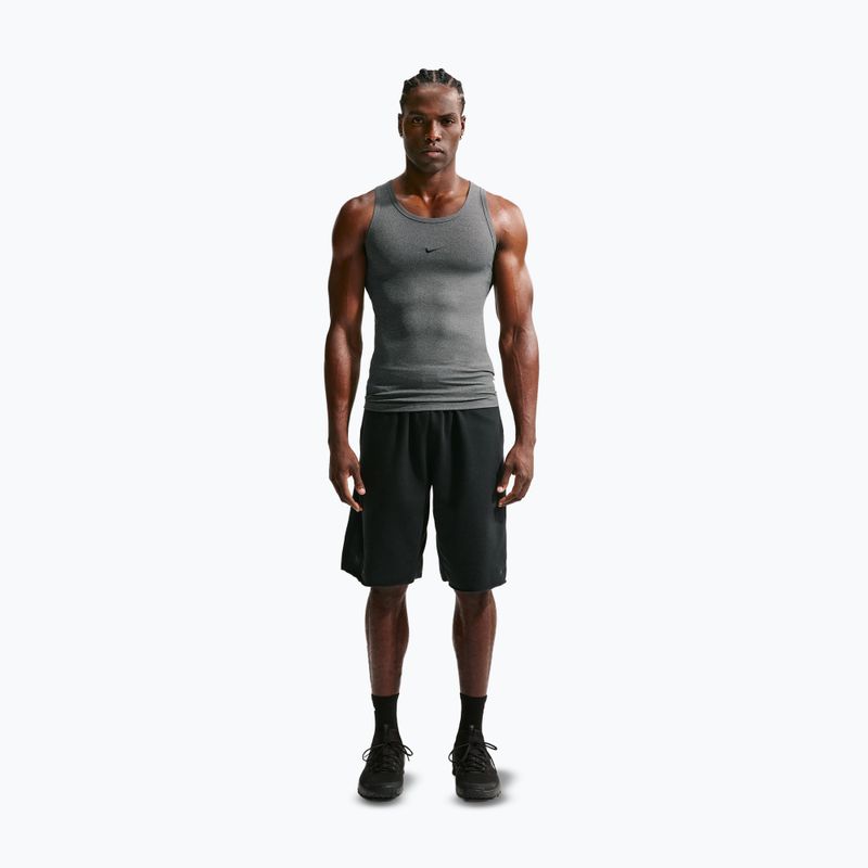 Футболка для тренувань чоловіча Nike N.A.C. TT dark smoke grey/smoke grey/heather/black 2