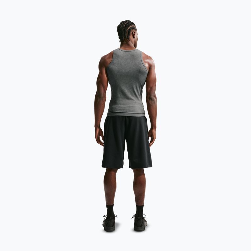 Футболка для тренувань чоловіча Nike N.A.C. TT dark smoke grey/smoke grey/heather/black 3