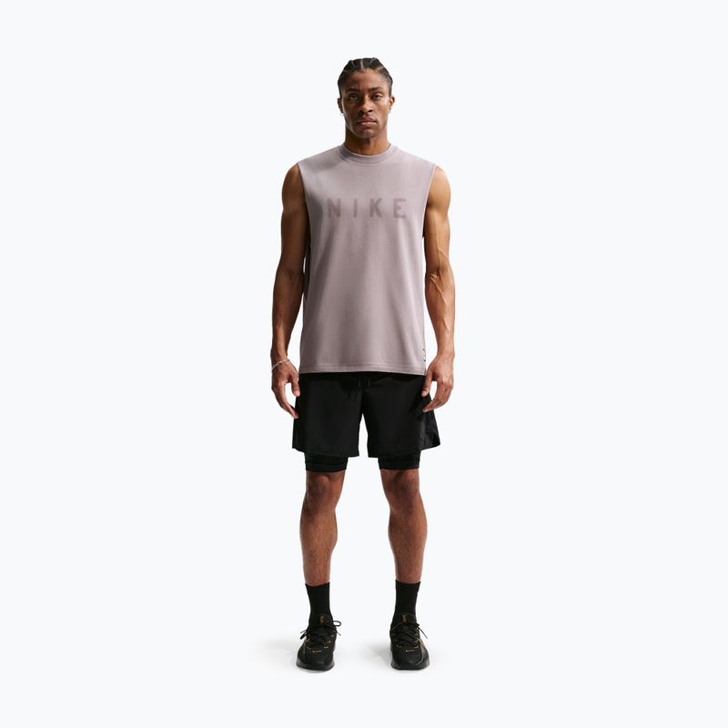 Футболка для тренувань чоловіча Nike Athletic Club Dri-Fit light violet ore/light violet ore 2