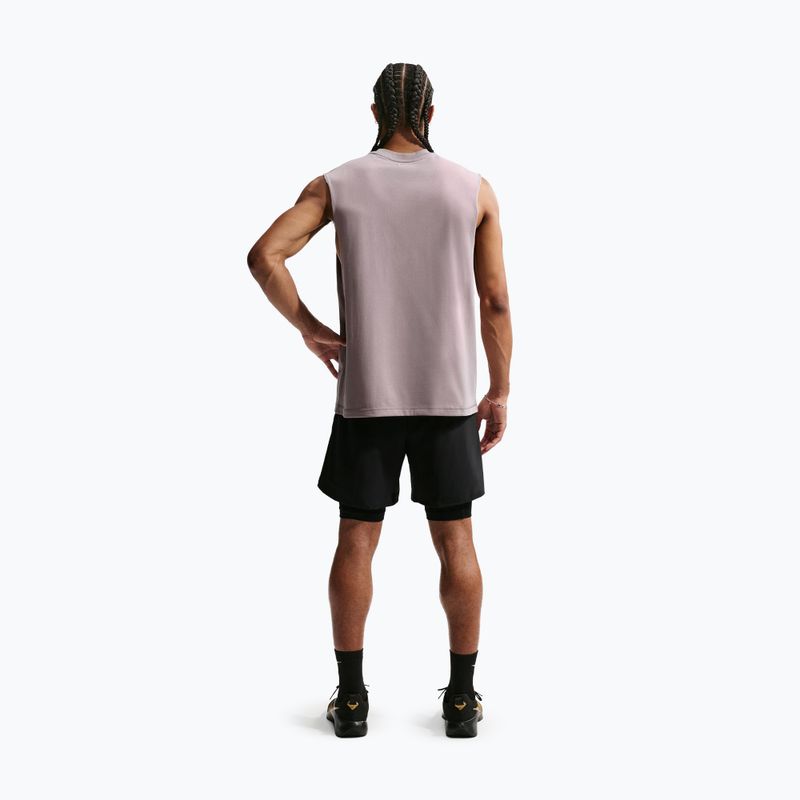 Футболка для тренувань чоловіча Nike Athletic Club Dri-Fit light violet ore/light violet ore 3