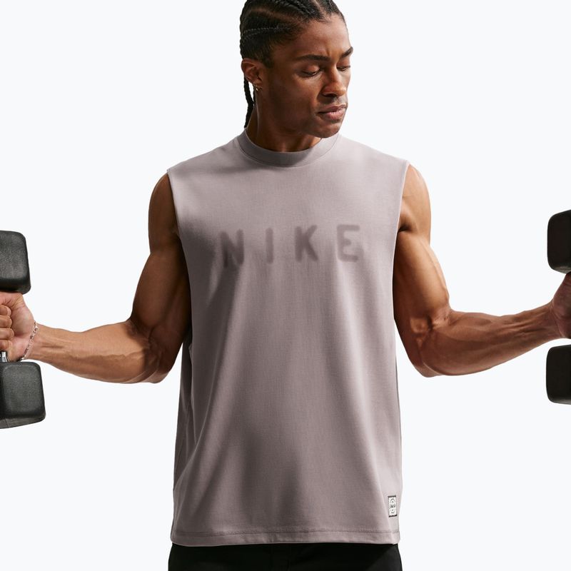 Футболка для тренувань чоловіча Nike Athletic Club Dri-Fit light violet ore/light violet ore 5
