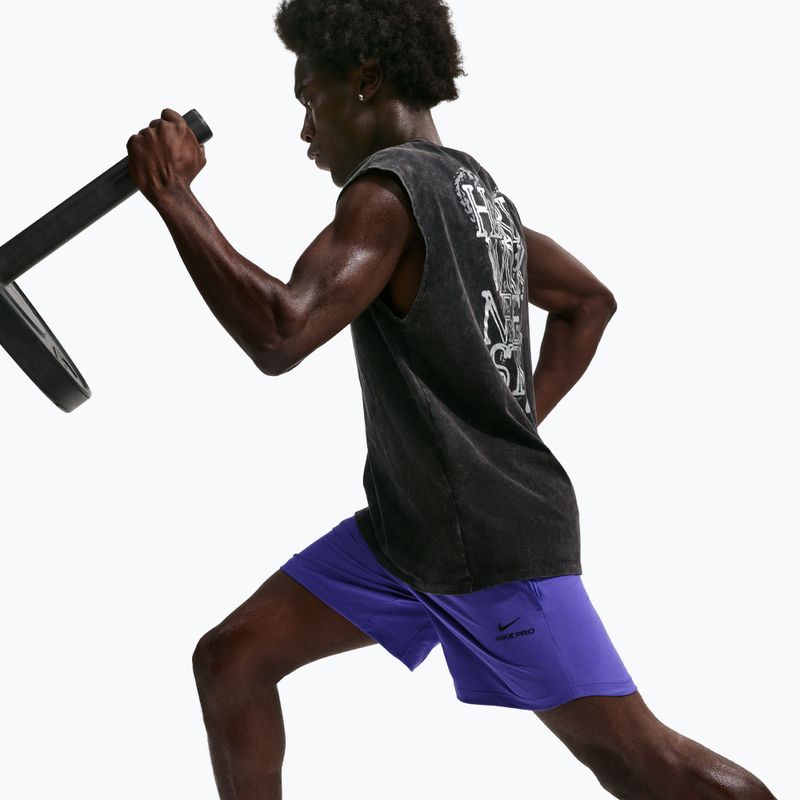 Шорти чоловічі Nike Pro Training Dri-Fit 6" persian violet/black 4
