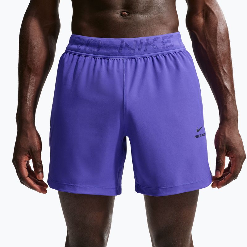 Шорти чоловічі Nike Pro Training Dri-Fit 6" persian violet/black 5