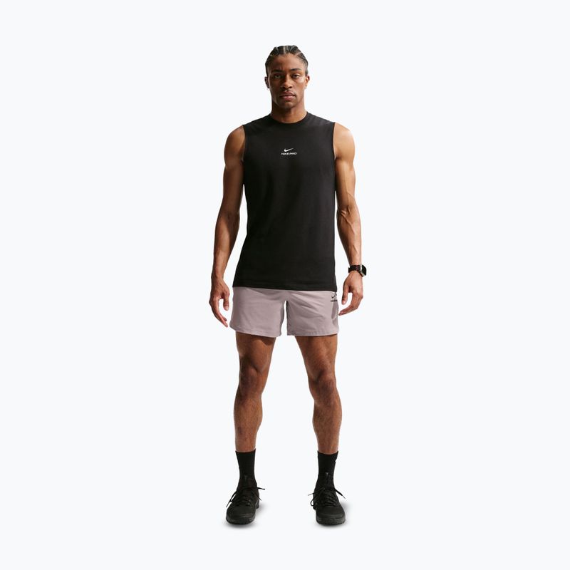 Шорти чоловічі Nike Pro Training Dri-Fit 6" light violet ore/black 2