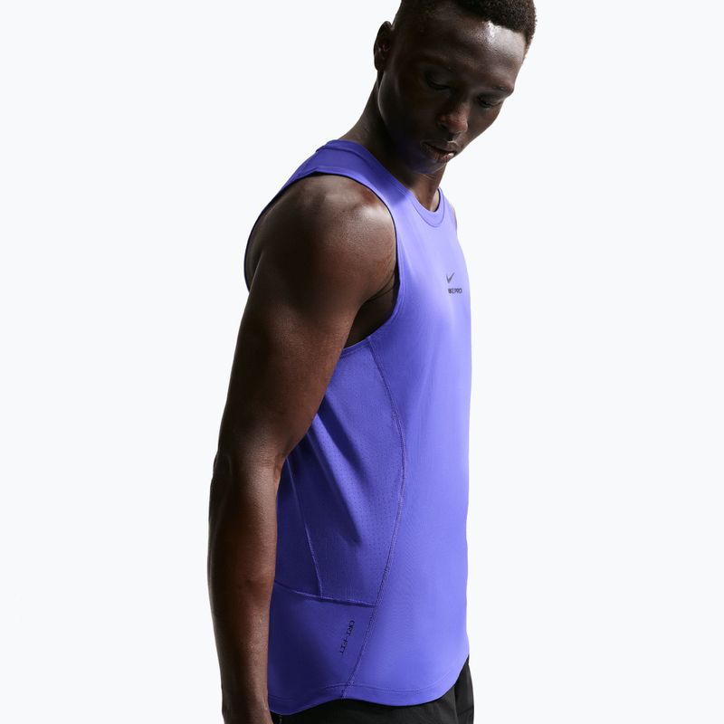 Футболка для тренувань чоловіча Nike Pro Training Dri-Fit persian violet/black 4