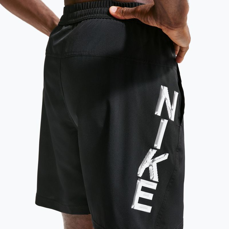 Шорти для тренувань чоловічі Nike Form Dri-Fit Versatile 7" black/white 5