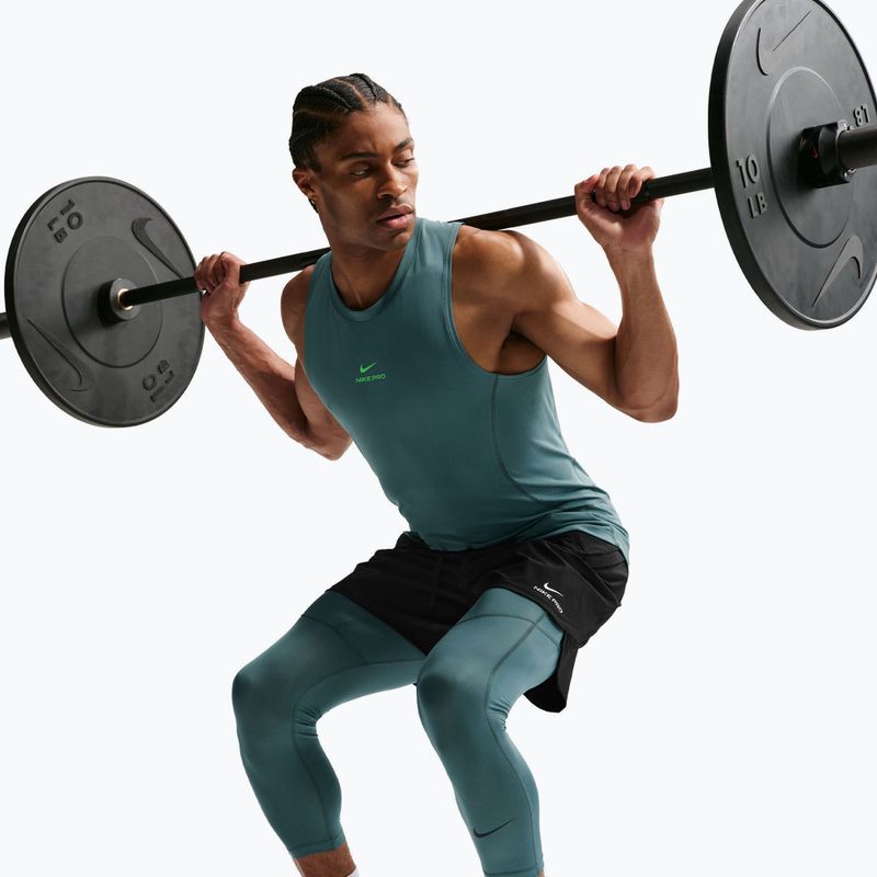 Легінси для тренувань чоловічі Nike Pro Dri-Fit 3/4 Tight Fitness mineral slate/black 6