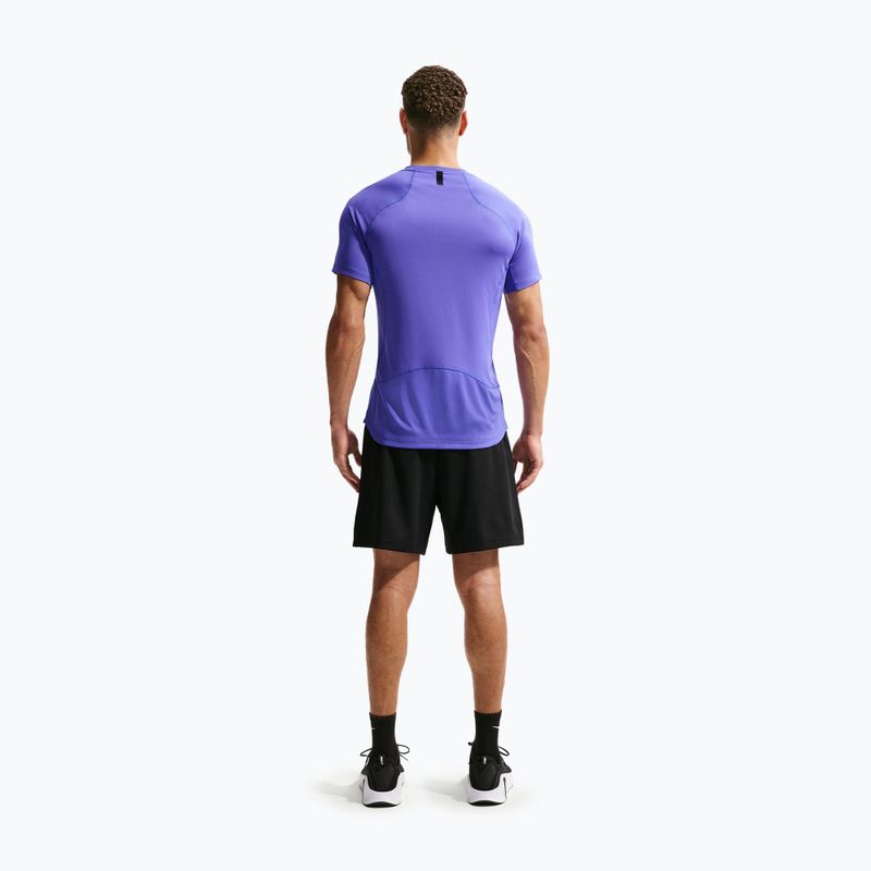 Футболка для тренувань чоловіча Nike Pro Training Dri-Fit persian violet/black 3