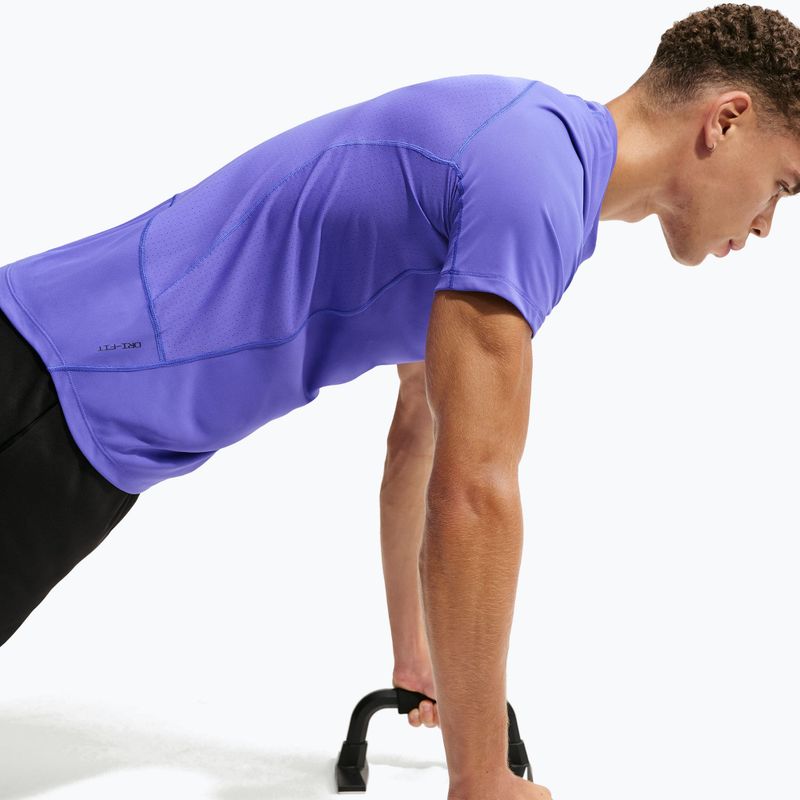 Футболка для тренувань чоловіча Nike Pro Training Dri-Fit persian violet/black 6