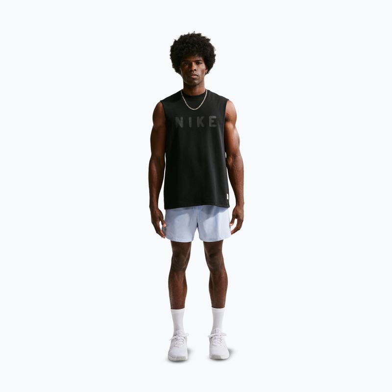 Шорти для тренувань чоловічі Nike N.A.C. Dri-Fit 5" hydrogen blue/black/light armory blue 2