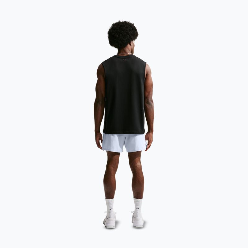 Шорти для тренувань чоловічі Nike N.A.C. Dri-Fit 5" hydrogen blue/black/light armory blue 3