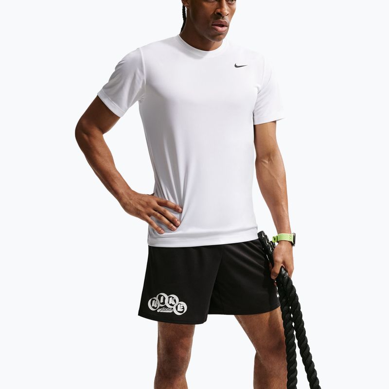 Шорти для тренувань чоловічі Nike Flex Dri-Fit 7" black/white 4