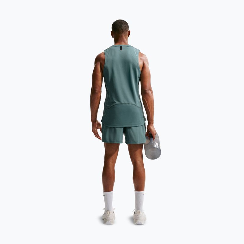 Шорти чоловічі Nike Pro Training Dri-Fit 6" mineral slate/green strike 3