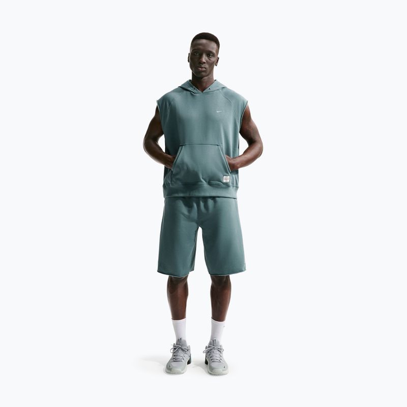 Кофта тренувальна чоловіча Nike Athletic Club Dri-Fit Sleeveless Hoodie mineral slate/mineral slate 2