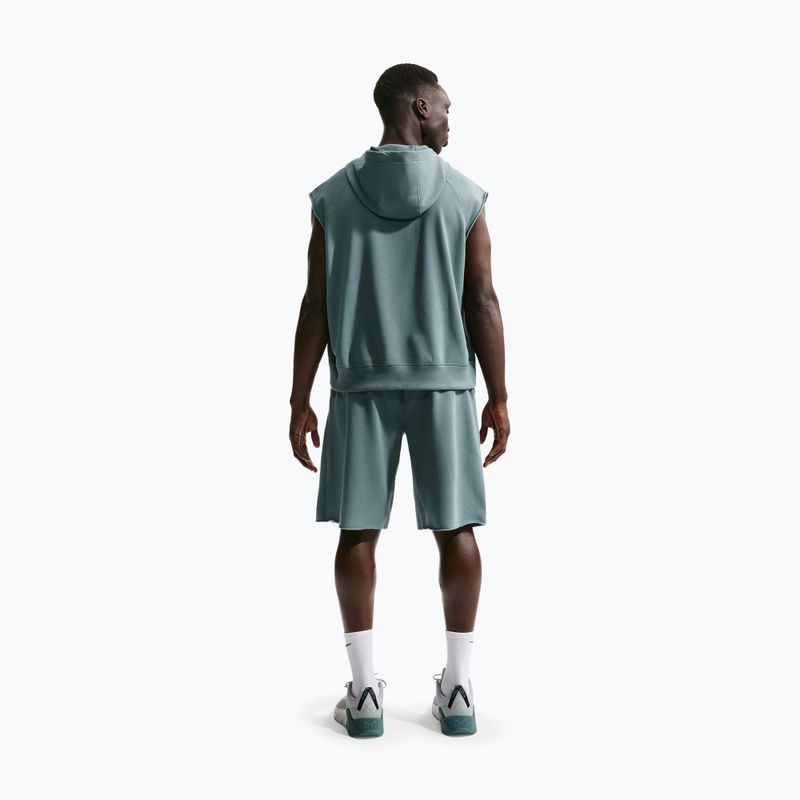 Кофта тренувальна чоловіча Nike Athletic Club Dri-Fit Sleeveless Hoodie mineral slate/mineral slate 3