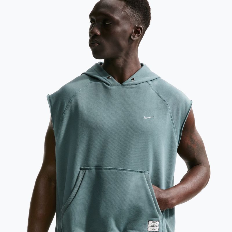 Кофта тренувальна чоловіча Nike Athletic Club Dri-Fit Sleeveless Hoodie mineral slate/mineral slate 4