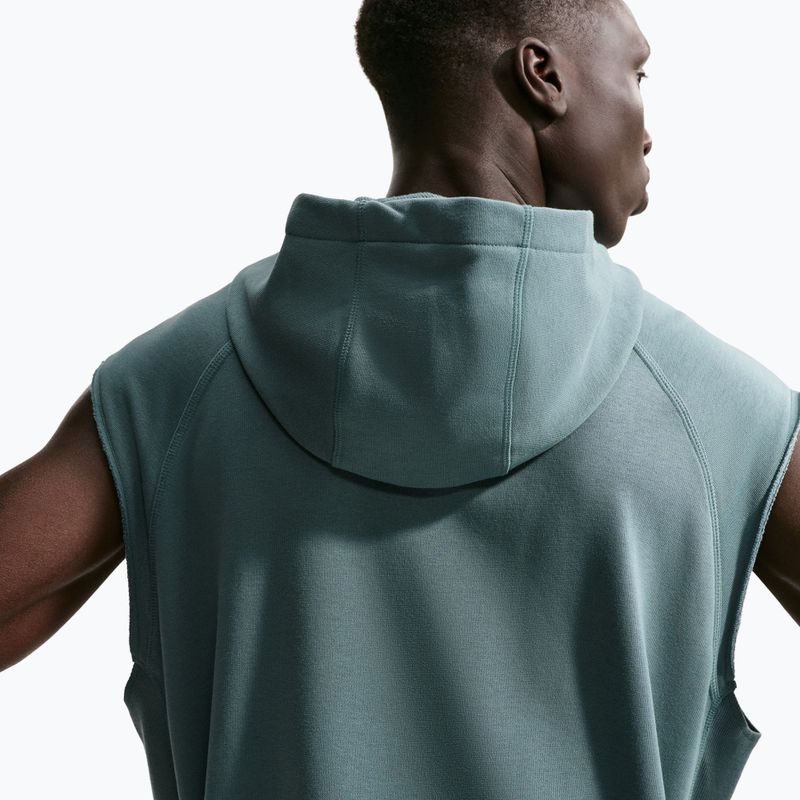 Кофта тренувальна чоловіча Nike Athletic Club Dri-Fit Sleeveless Hoodie mineral slate/mineral slate 5