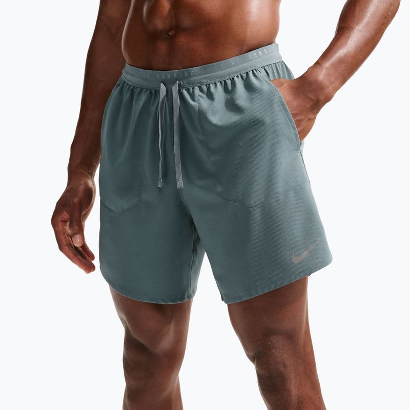 Шорти для бігу чоловічі Nike Stride Dri-Fit 2in1 7" mineral slate 5