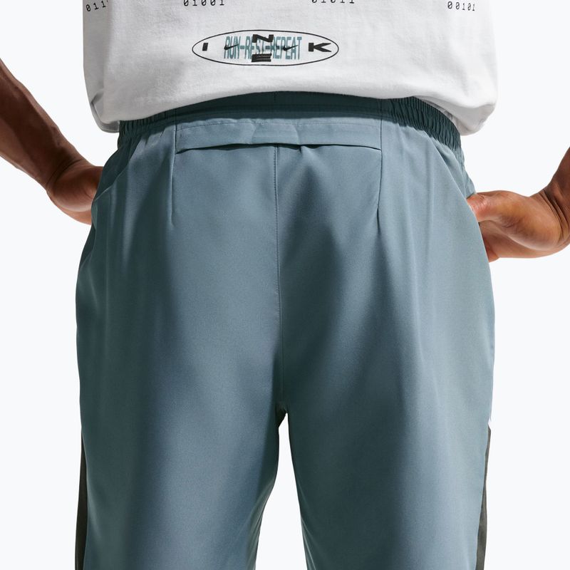 Шорти для бігу чоловічі Nike Miler Dri-Fit Brief Lined7" mineral slate 6