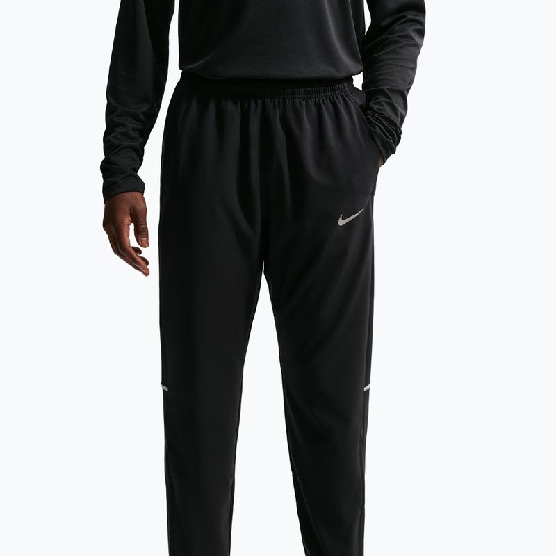 Штани для бігу чоловічі Nike Miler Dri-Fit Woven black/black 5